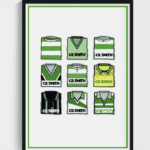 PRINT - Football Shirts Print A4