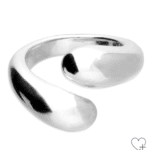 RING - Chunky Double Bubble Ring Sterling Silver