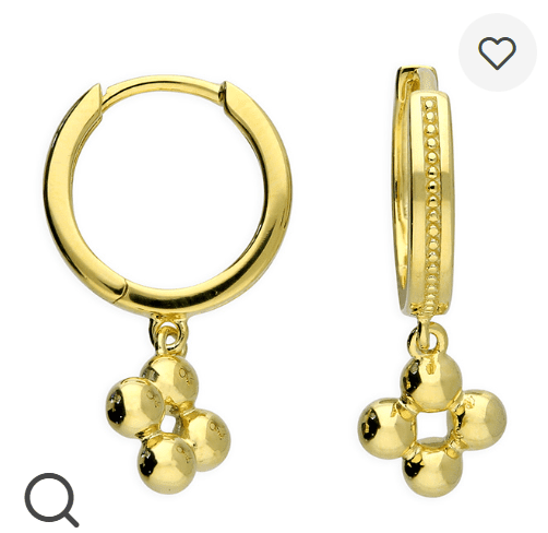 Screenshot 2025-10-23 155741 EARRINGS - 4 Ball Huggie Earrings - Image 1