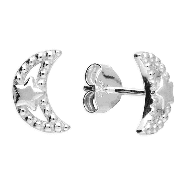 Screenshot 2025-11-13 224600 Earrings - Half Moon Earrings Sterling Silver - Image 1