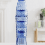 HOME - Fish Stacking Drinking Glass - Set of 4 - Blue