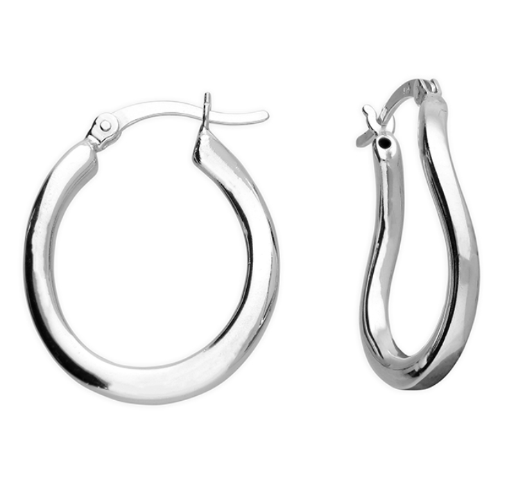 Screenshot 2026-06-04 125213 EARRING - Hoop Curved Sterling Silver - Image 1