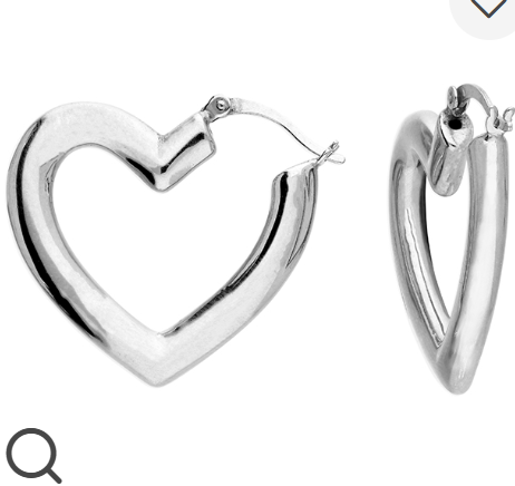 Screenshot 2026-06-12 161931 EARRINGS - Chunky Heart Hoops - Image 1